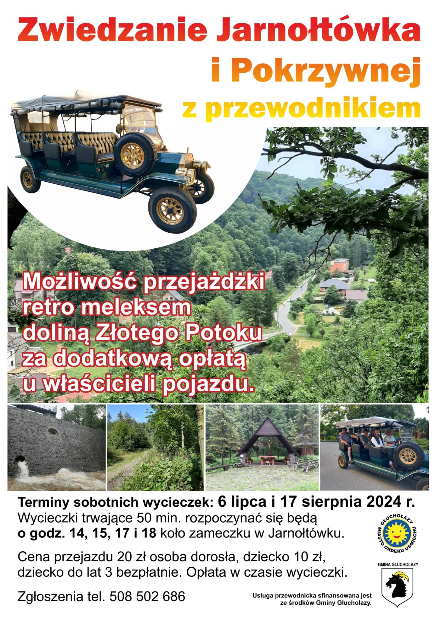 Zwiedzanie Jarnołtówka i Pokrzywnej z przewodnikiem/ Návštěva Jarnołtówku a Pokrzywny s průvodcem